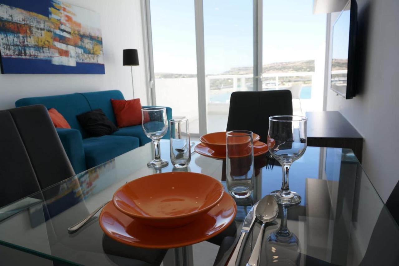 Sea View Penthouse Mellieha Bay Apartment ภายนอก รูปภาพ