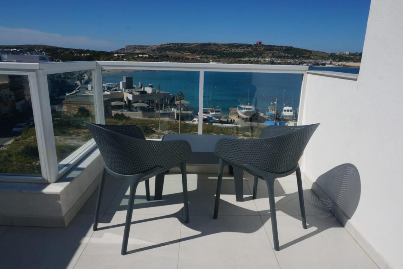 Sea View Penthouse Mellieha Bay Apartment ภายนอก รูปภาพ